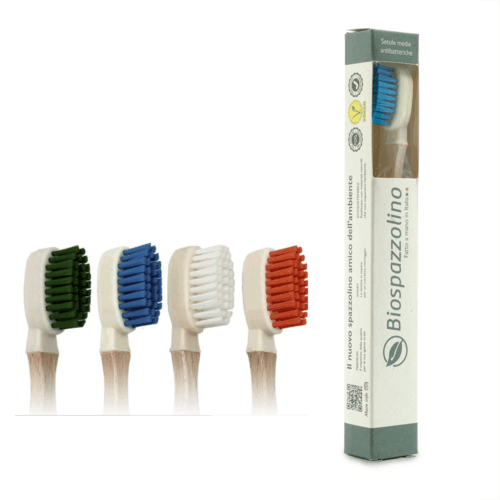 Biospazzolino </br> Cepillo de dientes 100% plastic free