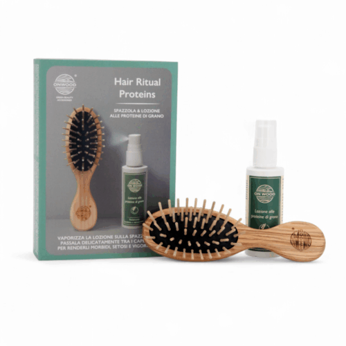 Spray anti-frizz + Biospazzola (bolso)