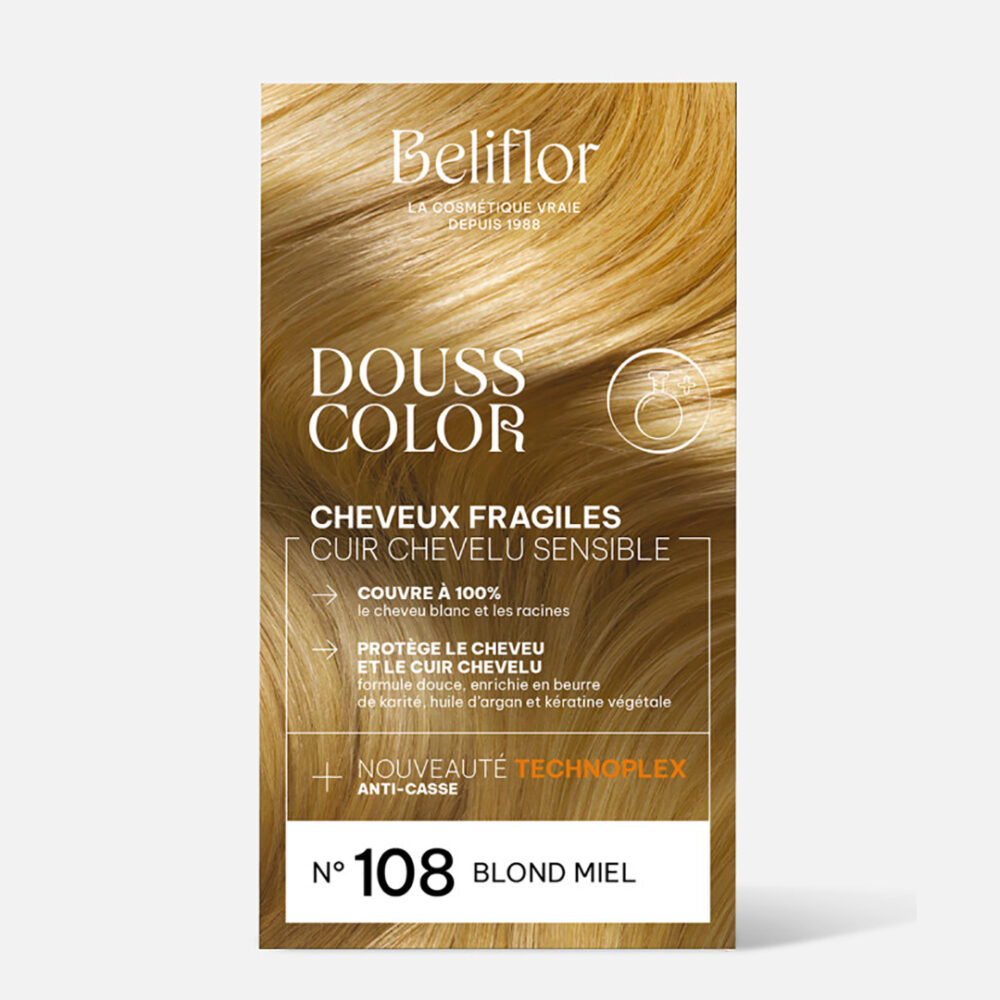 DOUSSCOLOR 108 <br/> Rubio Miel para cabello delicado - Imagen 2