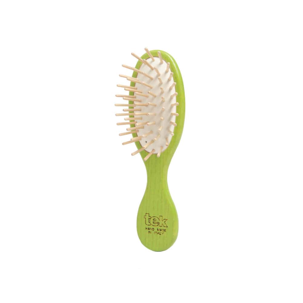 Cepillo oval pequeño bolso Verde lima