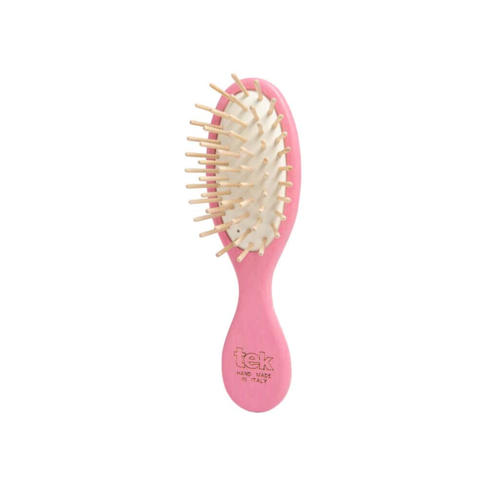 Cepillo oval pequeño bolso Rosa