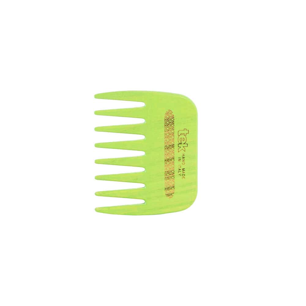 Peine afro Verde Lima