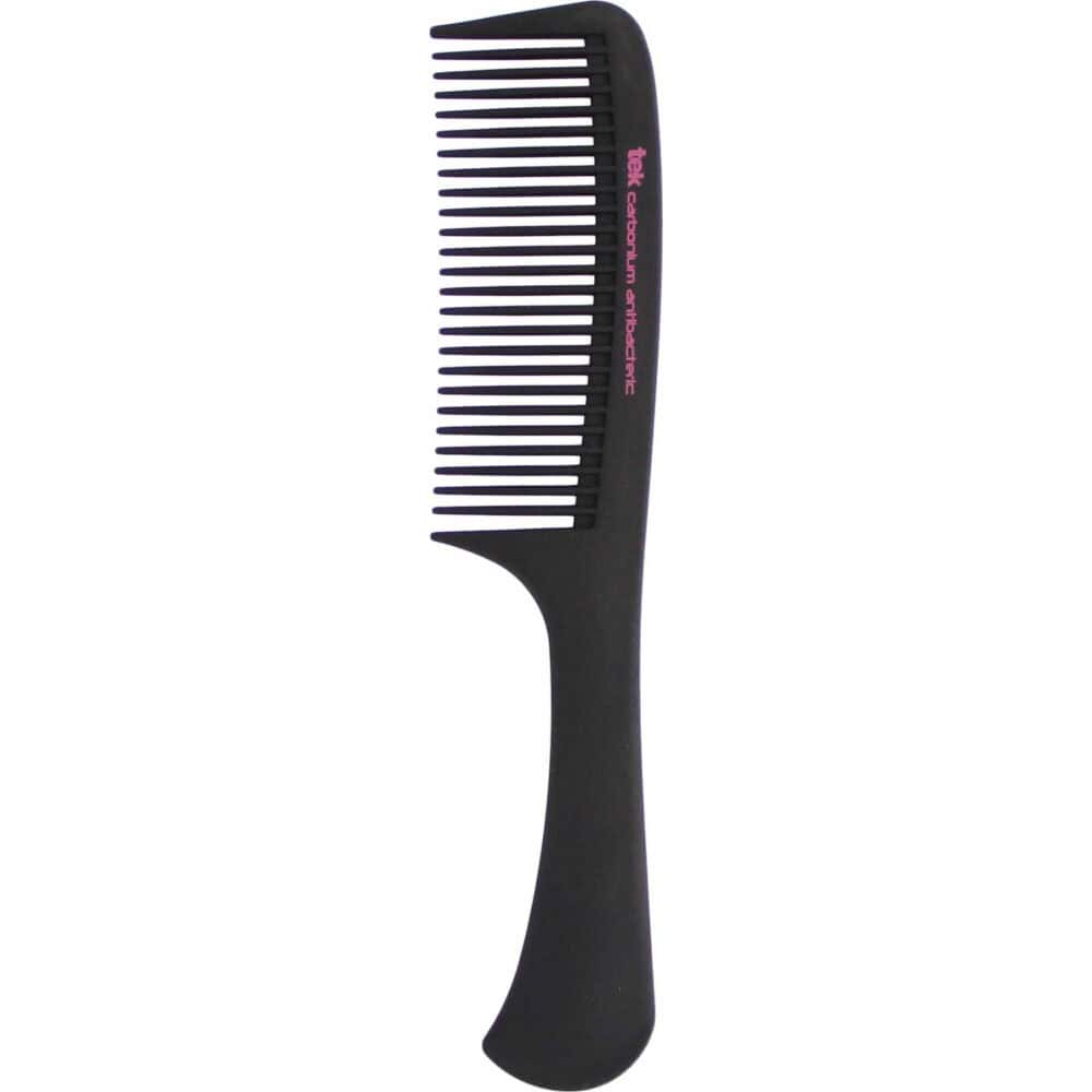 Peine de corte con mango de Carbono <br/> Antibactérico púa media