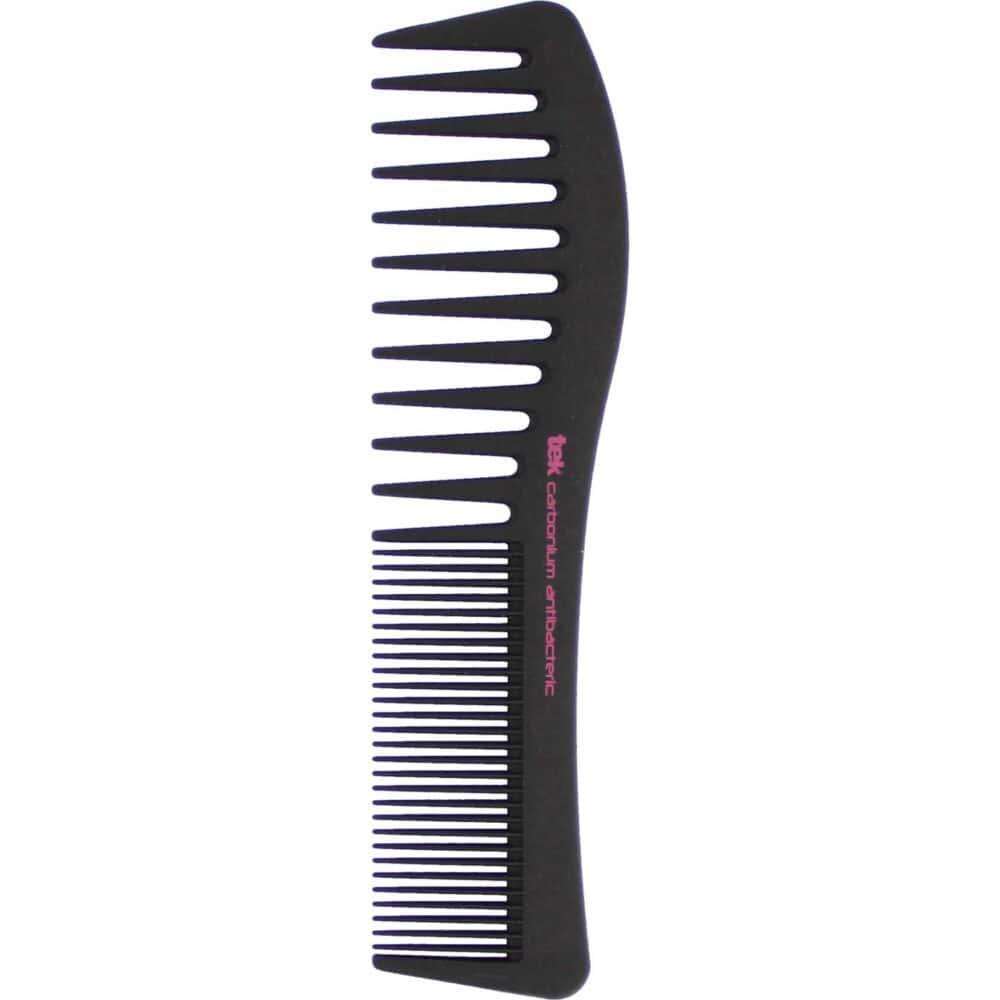 Peine de corte de Carbono <br/> Antibactérico doble púa