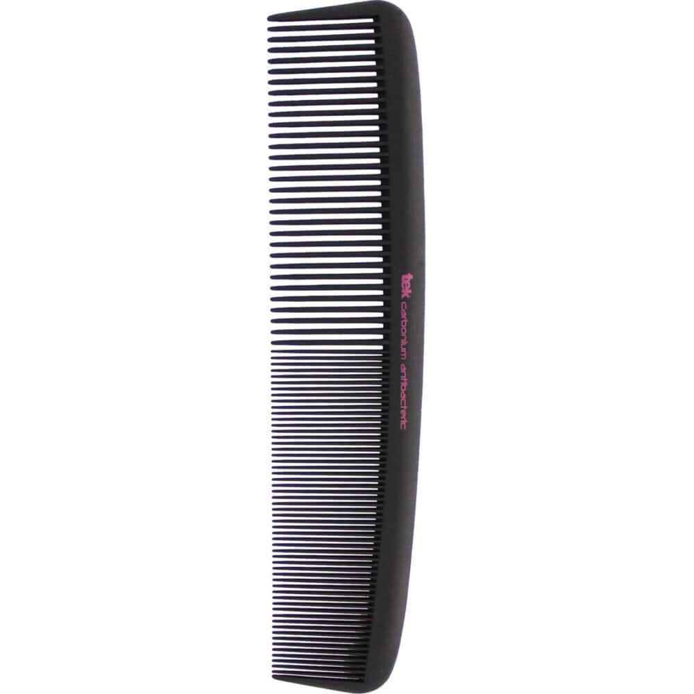 Peine de corte de Carbono Extra grande <br/> Antibactérico doble púa