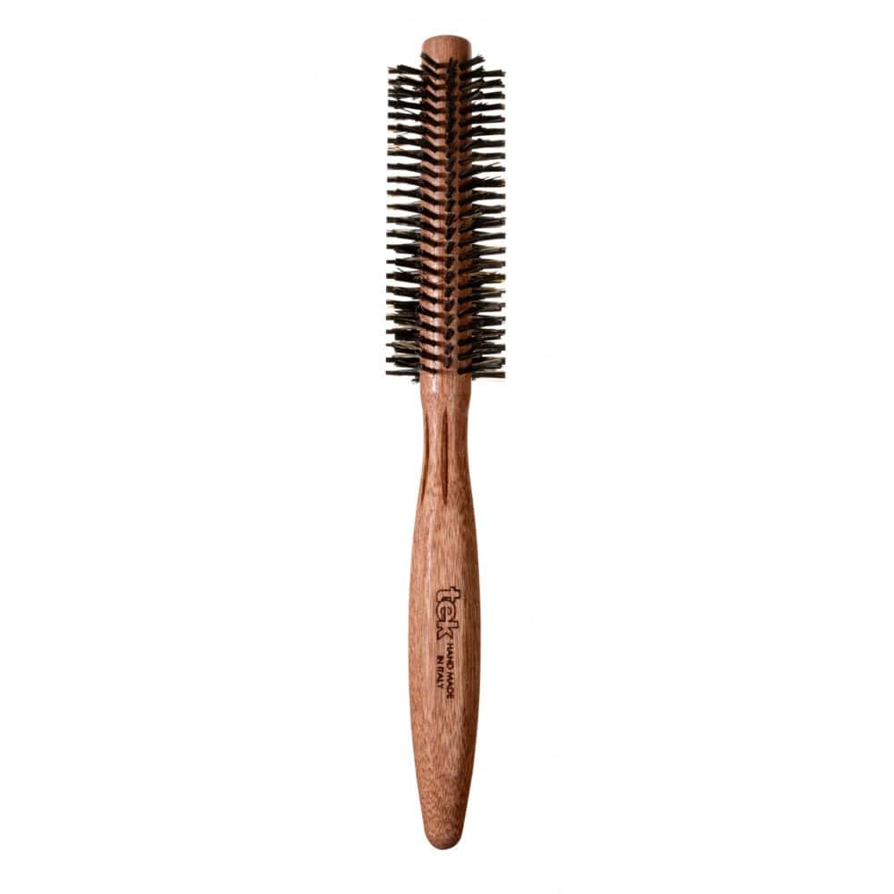 Cepillo redondo púa corta diam.3,5 cm <br/> Madera de Caoba